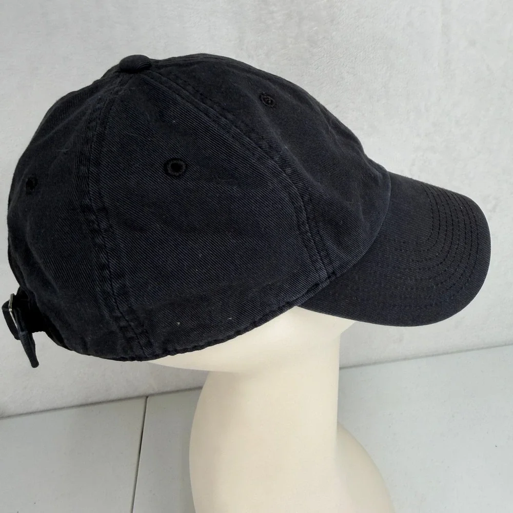 Nike One Size Hat Heritage86 Black Adjustable Futura Logo Dad Cap Strapback